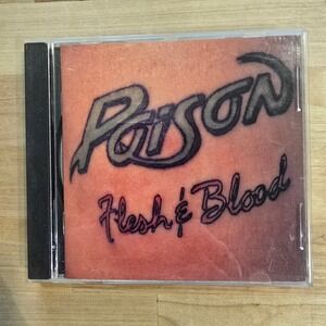 Poison – Flesh & Blood CD 1990 Glam Hard Rock Capitol Enigma Records US